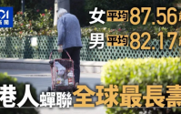 香港人的寿命已经成为了全球第一